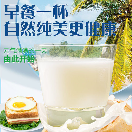 椰子粉农整箱速溶椰子汁科院特浓醇香小袋椰奶椰汁椰浆粉生椰拿铁 - 图3