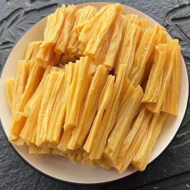 500g腐竹段免切凉拌豆制品腐竹干货手工原浆黄豆火锅食材易泡发