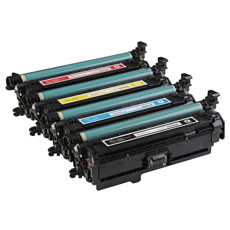 欣印适用惠普CE250A 251 252 253硒鼓CP3525 CP3525N CP3525X CM3530 CM3530FS打印机墨盒HP504A碳粉盒墨粉仓 - 图1