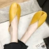 Giày sandal đế xuồng màu đỏ và dép nữ mùa hè 2019 màu kẹo mới mang phong cách thời trang đế xuồng thời trang - Dép Dép