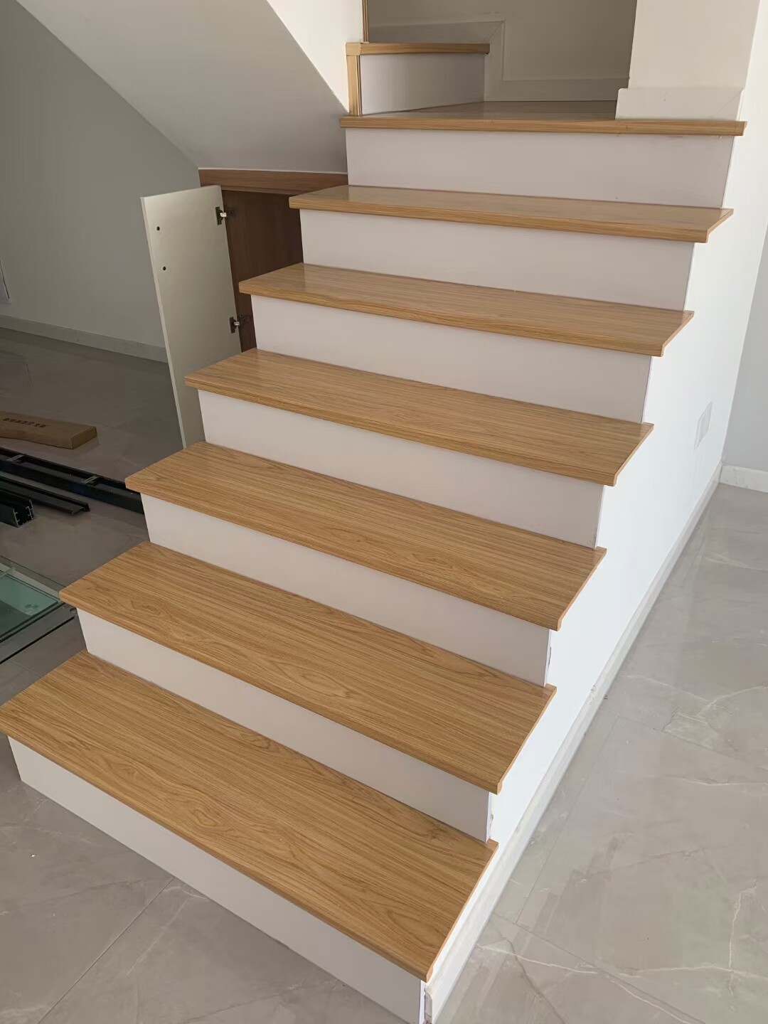 复合楼梯踏步板实木多层楼梯工程定制阁楼复式别墅环保简易安装