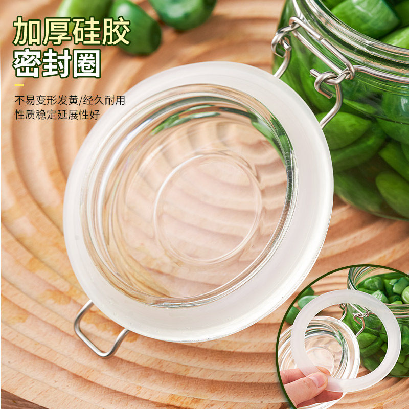 腊八蒜密封罐玻璃瓶食品级家用泡菜坛子腌制咸菜糖蒜专用小储物罐,淘宝优惠券,粉丝福利购,淘宝优惠卷