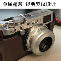 Number Song Fuji X100V Shade x100V X-100V Side Axis Camera Accessories Ultra Slim Fit Leather Cover