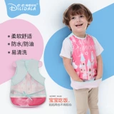 Детский водонепроницаемый летний слюнявчик, тонкий фартук для мальчиков без рукавов, нагрудник