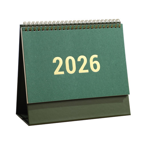 台历2026年日历记事商务月历定制创意简约小清新企业办公桌面摆件工作台历计划表日程本年历烫金印刷专版 - 图3