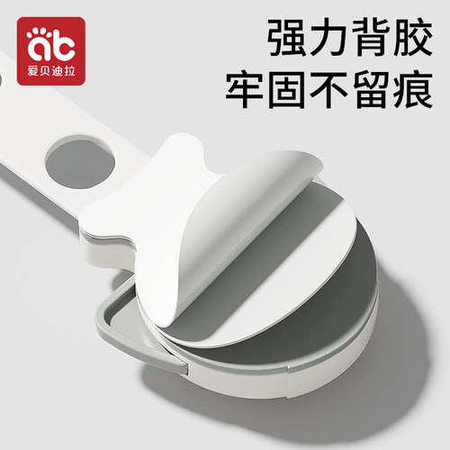 婴儿童锁扣抽屉锁安全防开防护宝宝推拉冰箱柜子柜门固定卡扣门锁 - 图2