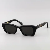 Дженни Congave Shape Shape Star Star Square Box Sunglasses Женские ретро -леопардовые солнцезащитные очки ins ins