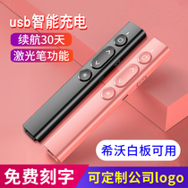 Laser Pen Ppt Page-turning Pen Teacher With Versatile Remote Control Pen Hivo Whiteboard Universal Office Projection Pen Multimedia Teacher Class Lecture Lecture With Girlfriend Birthday Gift Custom Logo Lettering