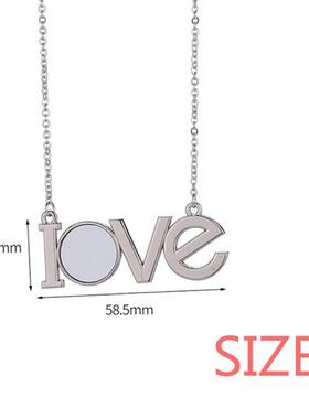 摩洛哥国旗英文名 爱LOVE项链吊坠珠宝饰品