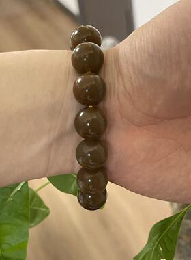 天然和田玉且末金山老红糖特细料