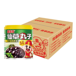【0添加】喜多多仙草蜜仙草冻奶茶饮料4罐