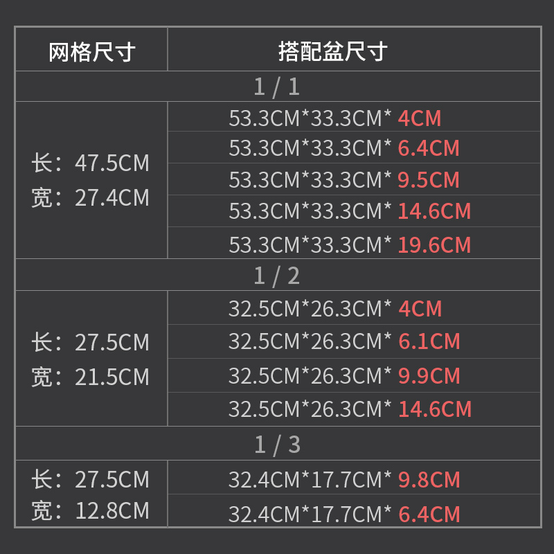 不锈钢盆带网控油架商用漏网份数盆滤油盆盒子长方形盘份数盒方盆-图3