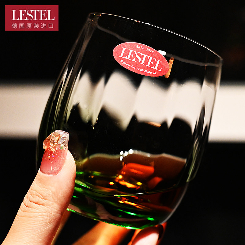 德国进口LESTEL彩色水晶玻璃杯茶果汁饮料杯啤酒杯牛奶杯水杯子,淘宝优惠券,粉丝福利购,淘宝优惠卷