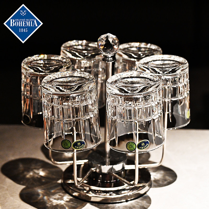 捷克进口BOHEMIA水晶玻璃威士忌啤酒杯酒樽果汁茶杯送礼酒具套装,淘宝优惠券,粉丝福利购,淘宝优惠卷