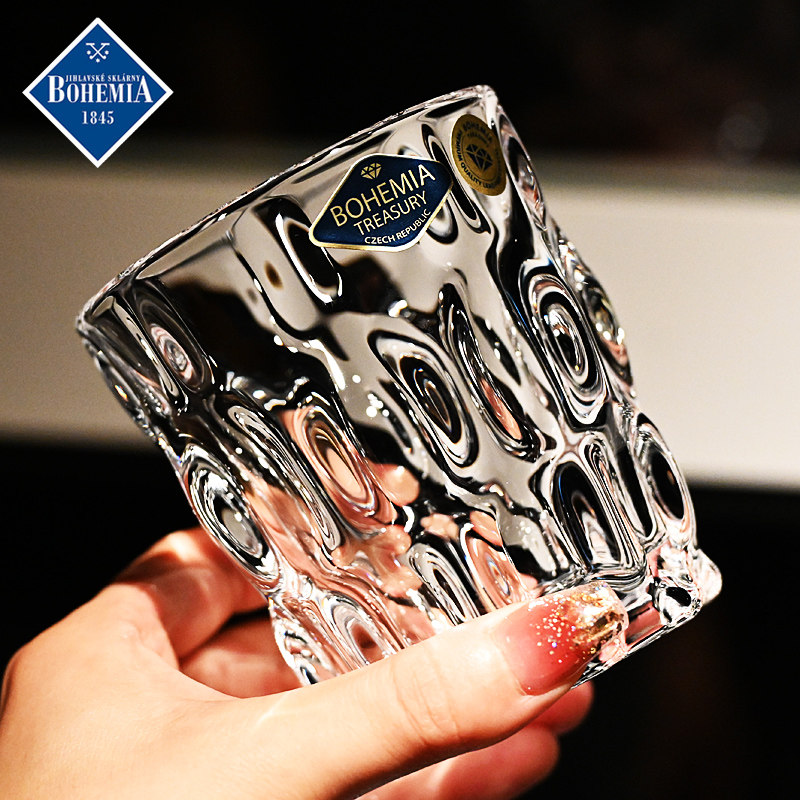 捷克BOHEMIA进口水晶玻璃威士忌杯果汁杯洋酒杯果汁饮料杯子酒具,淘宝优惠券,粉丝福利购,淘宝优惠卷