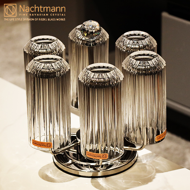 德国进口水晶玻璃高档XO洋酒杯啤酒杯威士忌酒杯高水杯子家用套装 - 图0