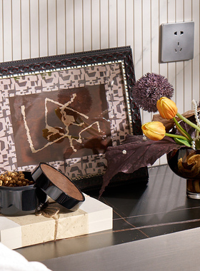 法式软装高级感「流金岁墨」摆件