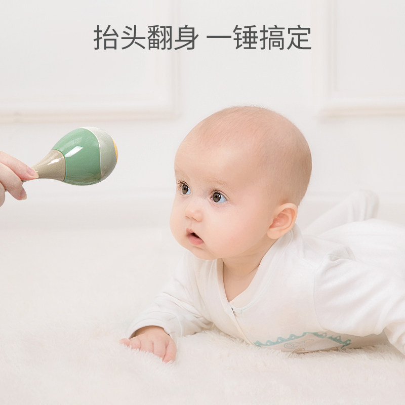 婴儿玩具手摇铃宝宝手抓握早教玩具 卡尔贝比母婴摇铃