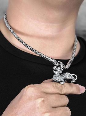 【好运】新款原创99足银貔貅吊坠