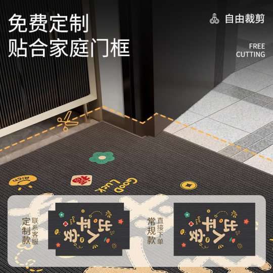 Entrance door floor mats and carpets