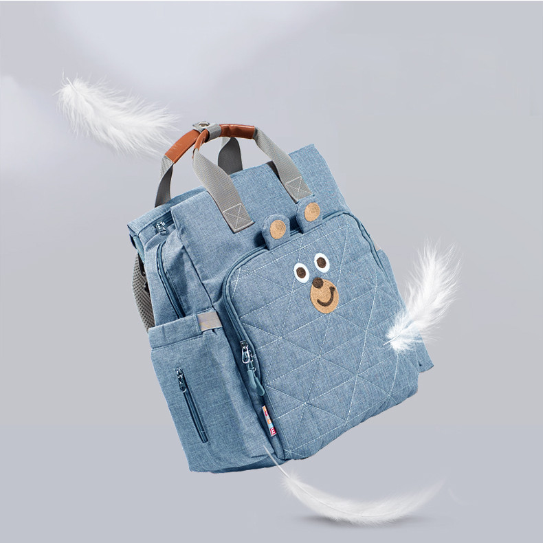 imatcha妈咪包2020新款小熊双肩包 imatcha艾抹茶妈咪包/袋