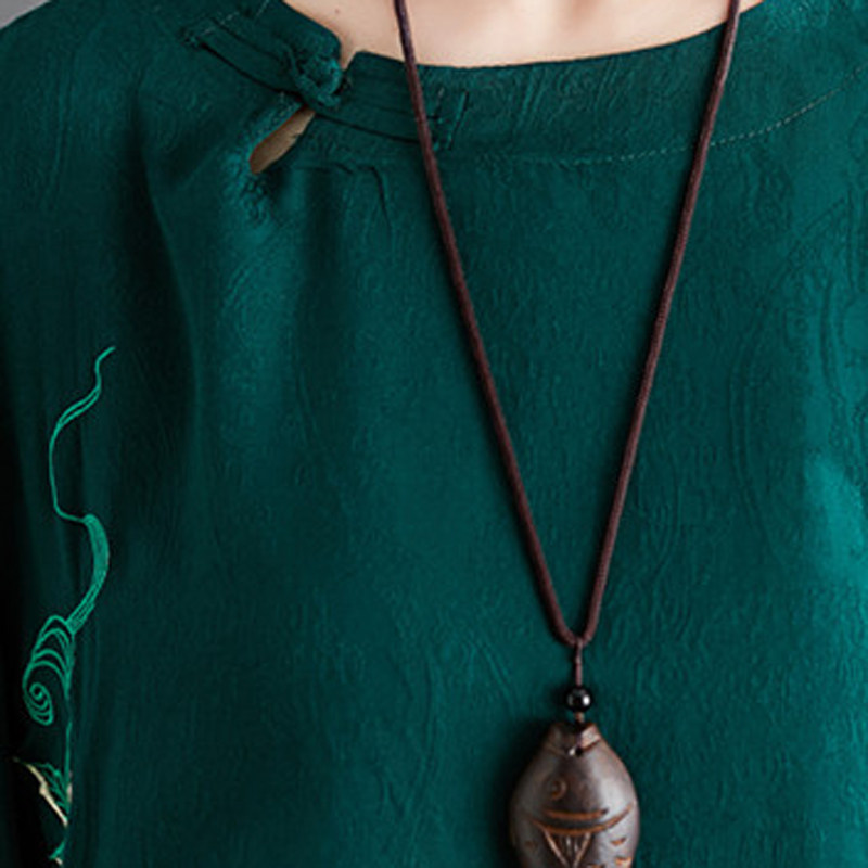 大码中国风短袖胖mm显瘦复古旗袍 媚娇兰大码女装