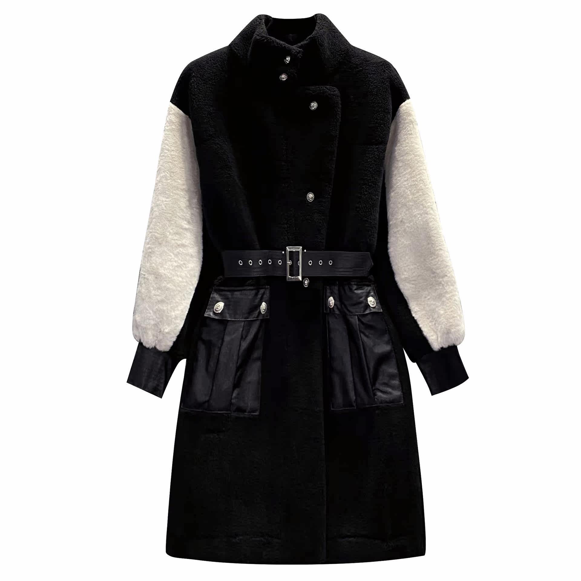 媚娇兰2021冬季新款中长款搭配大衣 媚娇兰毛呢外套