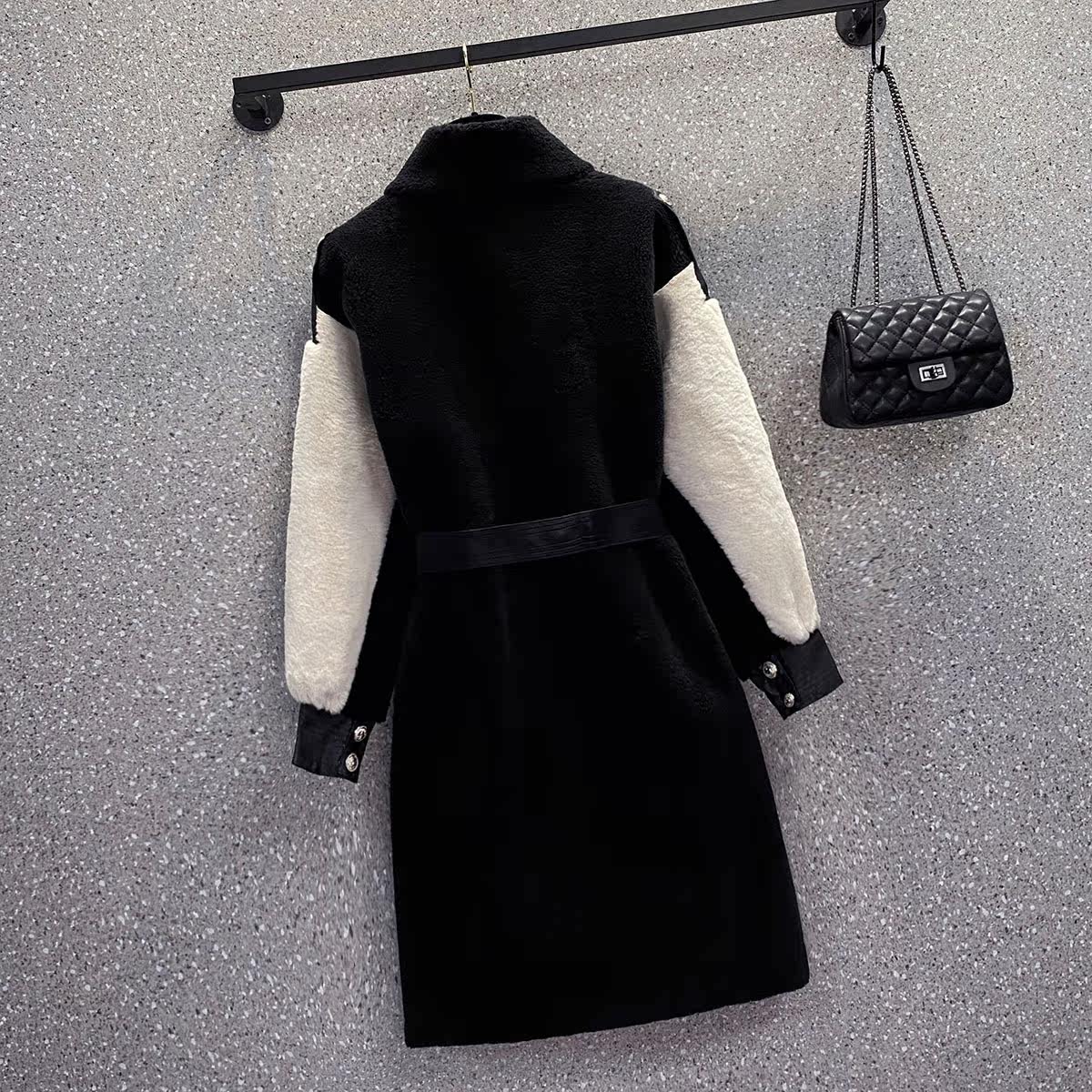 媚娇兰2021冬季新款中长款搭配大衣 媚娇兰毛呢外套