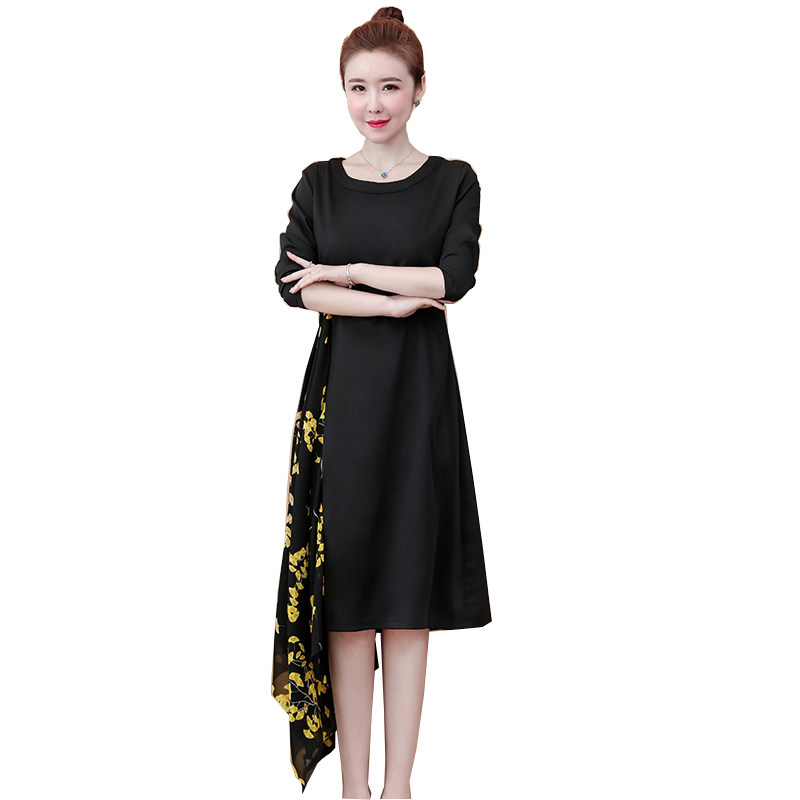 大码女装2020春夏季新款外穿连衣裙 媚娇兰大码女装