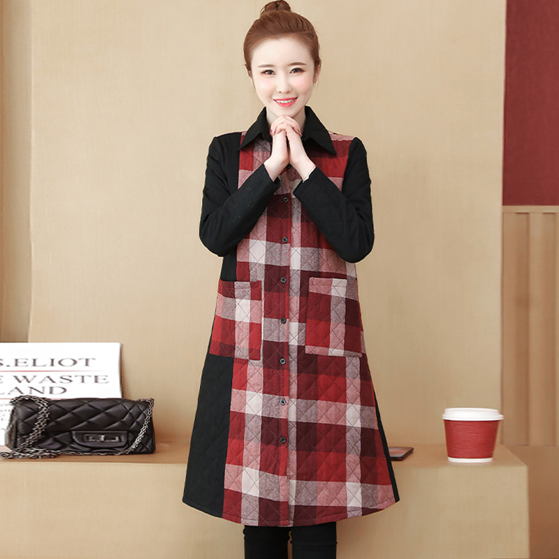 中长款秋冬2020大码女装200斤棉服 媚娇兰大码女装