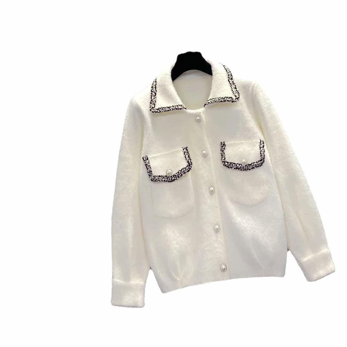 媚娇兰2021秋冬新款简约百搭风上衣 媚娇兰毛针织衫