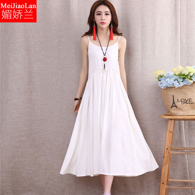 民族风春夏胖mm连衣裙 媚娇兰大码女装