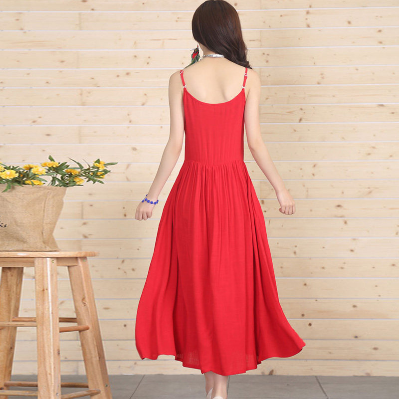 民族风春夏胖mm连衣裙 媚娇兰大码女装