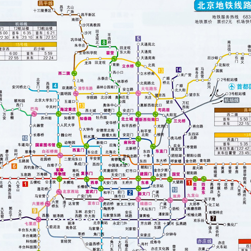 2023新版北京市交通旅游图 城区大比例尺街道 防水耐折 出行旅游 轻松游 高清印刷 正版出品 - 图3