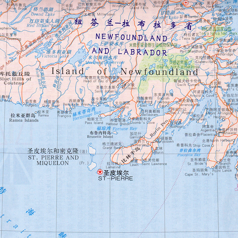 加拿大地图册 2023年新版 世界分国系列地图册 中外文对照 加拿大旅游攻略地图书籍 出国留学参考 大学介绍 - 图3