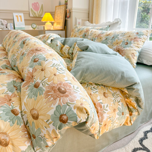 纯棉被套单件180x200x230cm全棉1.8被罩7x7可定制定做尺寸1米8x2 - 图3