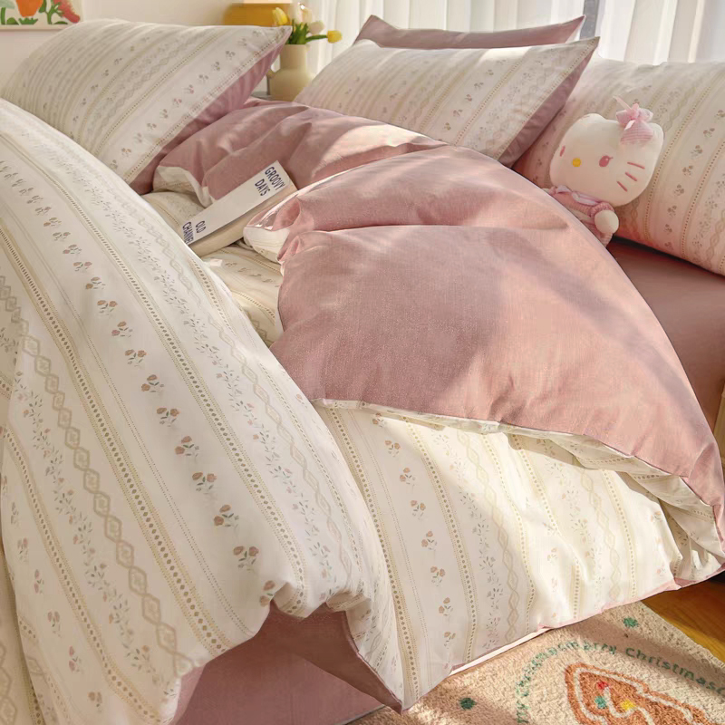 纯棉被套单件150x215x220x180x200x230cm1.8被罩7x7全棉1米8x2 - 图1