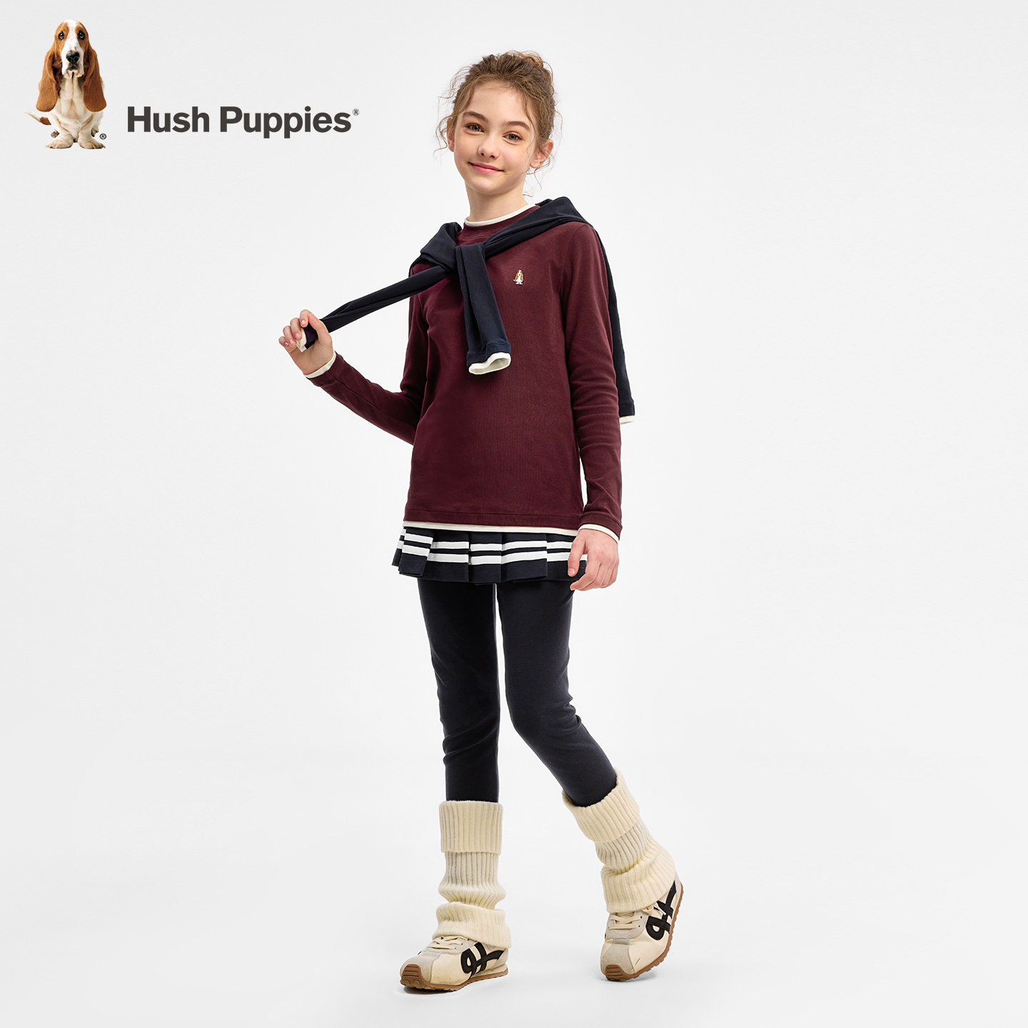 暇步士童装儿童T恤衫春秋新品男童休闲上衣宝宝女童圆领打底衫,淘宝优惠券,粉丝福利购,淘宝优惠卷