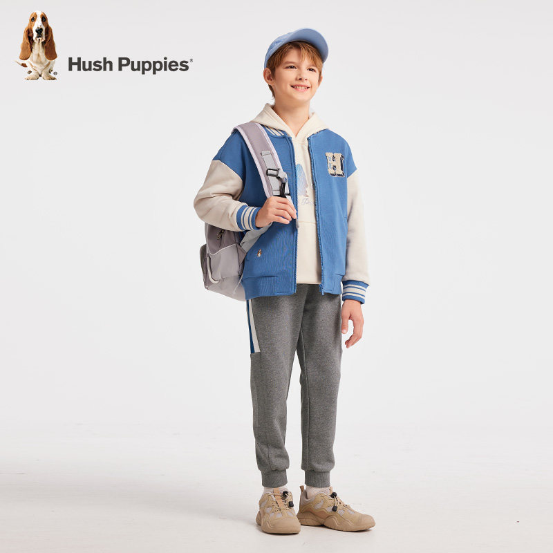 暇步士童装儿童棒球服春新款男童经典复古感上衣女童简约百搭外套,淘宝优惠券,粉丝福利购,淘宝优惠卷