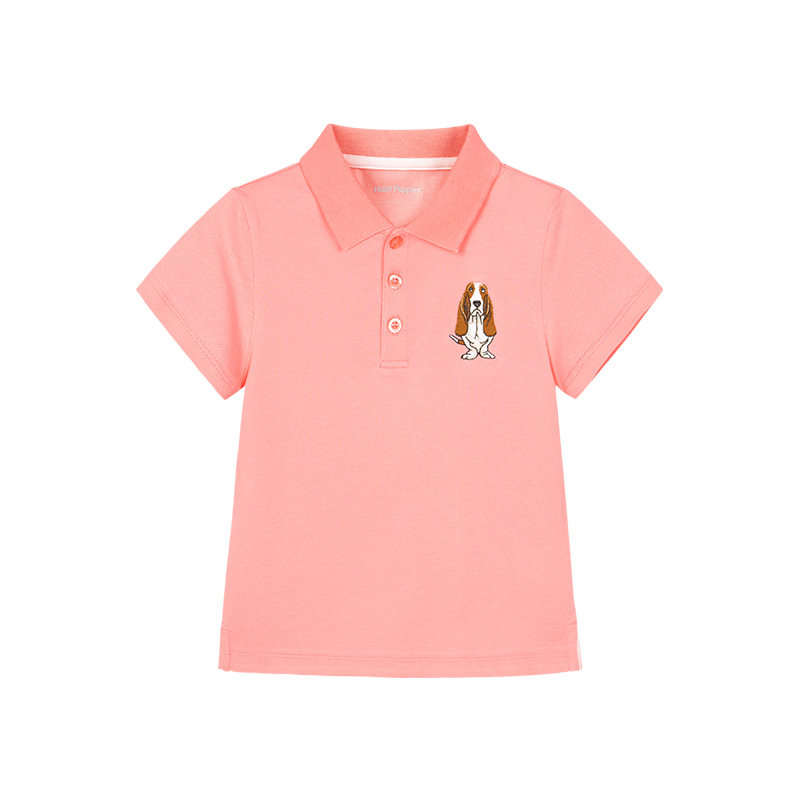 暇步士童装男童polo短袖22夏装新品 hushpuppies童装T恤