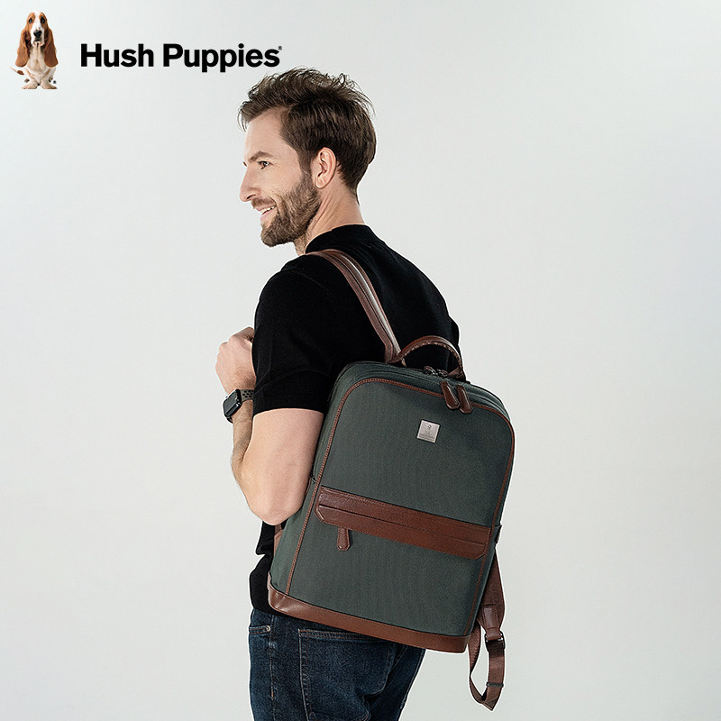 暇步士双肩包男士新款商务多功能电脑包通勤大容量背包男学生书包,淘宝优惠券,粉丝福利购,淘宝优惠卷