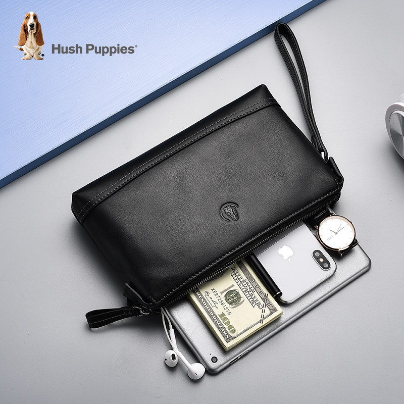 暇步士男2022新款商务休闲真皮男包 暇步士箱包男士包袋