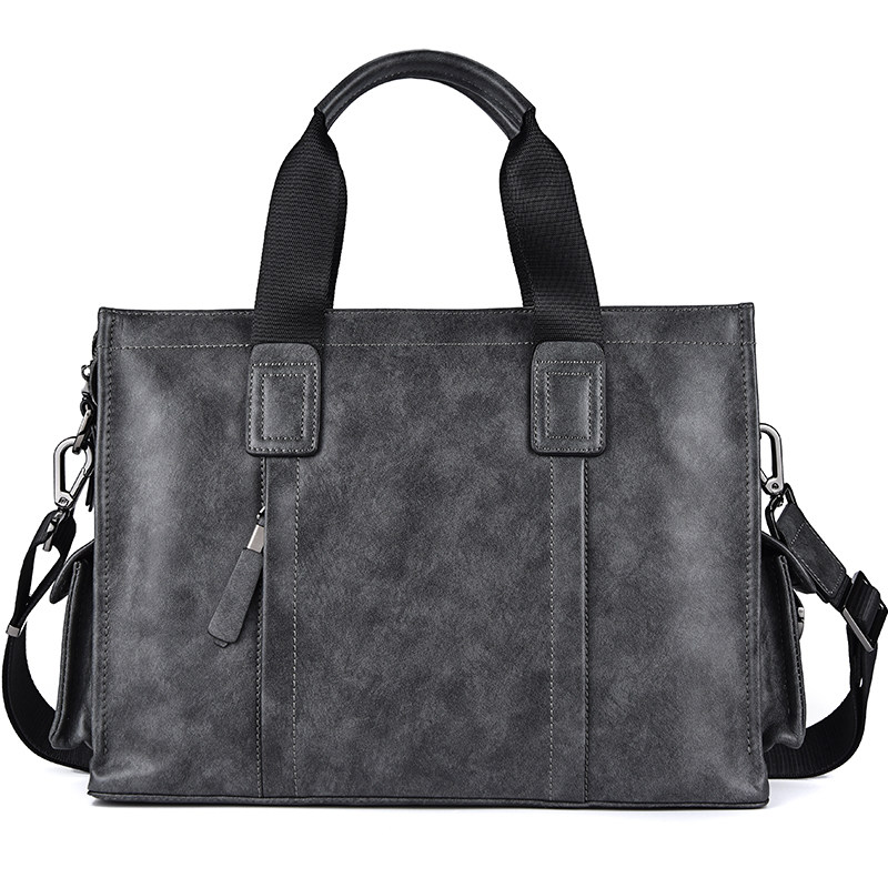 暇步士手提包男2020新款真皮潮包包 暇步士箱包男士包袋