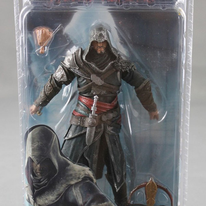 NECA 刺客信条2人偶模型 阿泰尔 白杀手EZIO 启示录7寸可动手办