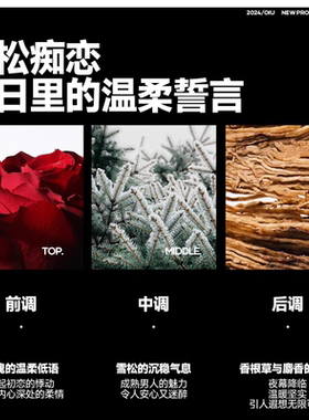 oiu彼岸秘境男士香水木质花香调小众中性质感持久留香
