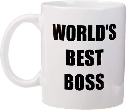 dunder mifflin world's best Boss办公室老板陶瓷咖啡马克杯子 - 图1