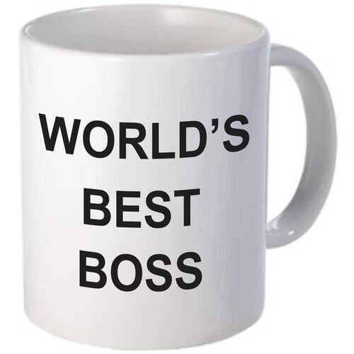 dunder mifflin world's best Boss办公室老板陶瓷咖啡马克杯子 - 图2