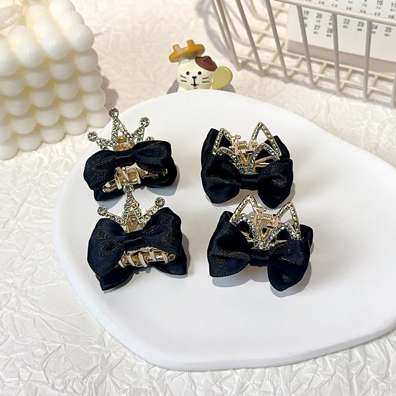 儿童抓夹女孩红蝴蝶结发夹刘海夹子新年头饰2025新款女童宝宝发卡,淘宝优惠券,粉丝福利购,淘宝优惠卷