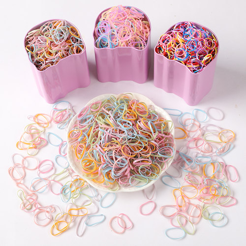 儿童一次性扎头发橡皮筋弹性好宝宝发圈头饰婴儿小头绳发绳发饰女-图1