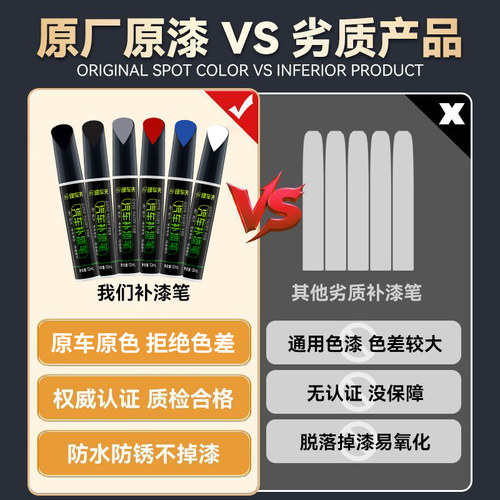 适用于八代九代丰田凯美瑞补漆笔墨晶黑珍珠白钛灰银汽车划痕修复 - 图1